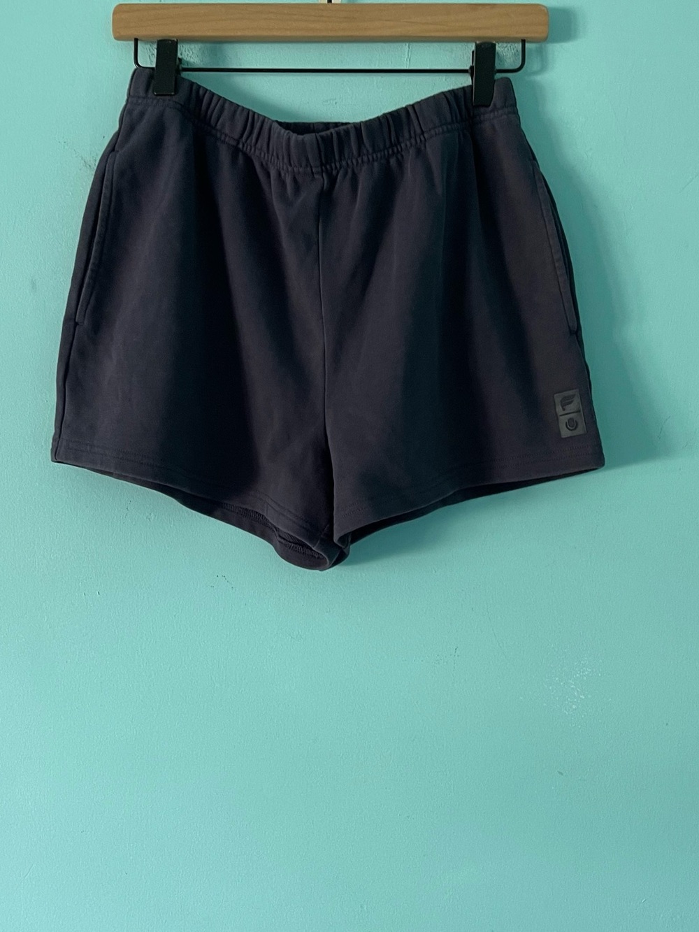 Fabletics Terry Shorts S Summer Athletic Navy Pockets Running Beach Streetwear